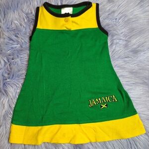 Vtg Island Tees Jamaica Dress 2T